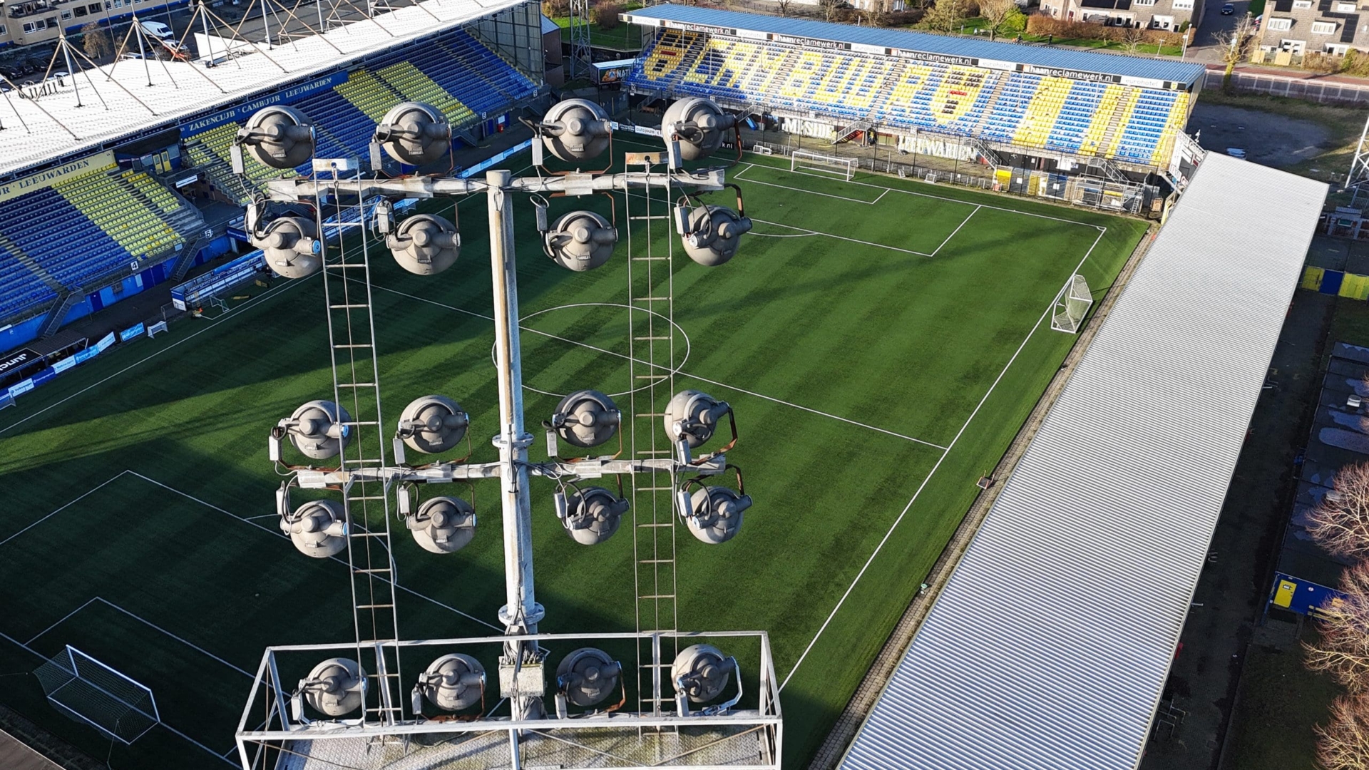 Statement vernielingen oude Cambuur Stadion