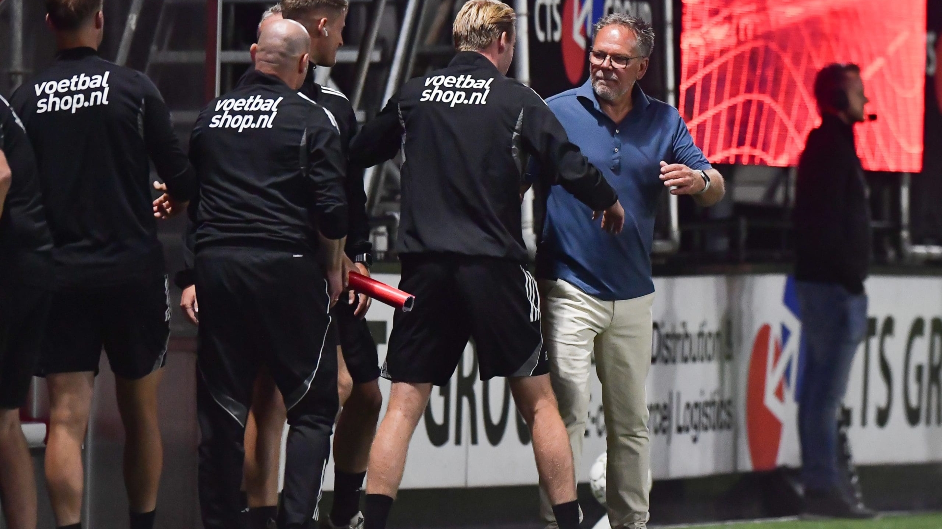 Henk de Jong en Jamal Amofa: “Nooit makkelijk hier, dus blij met de punten”