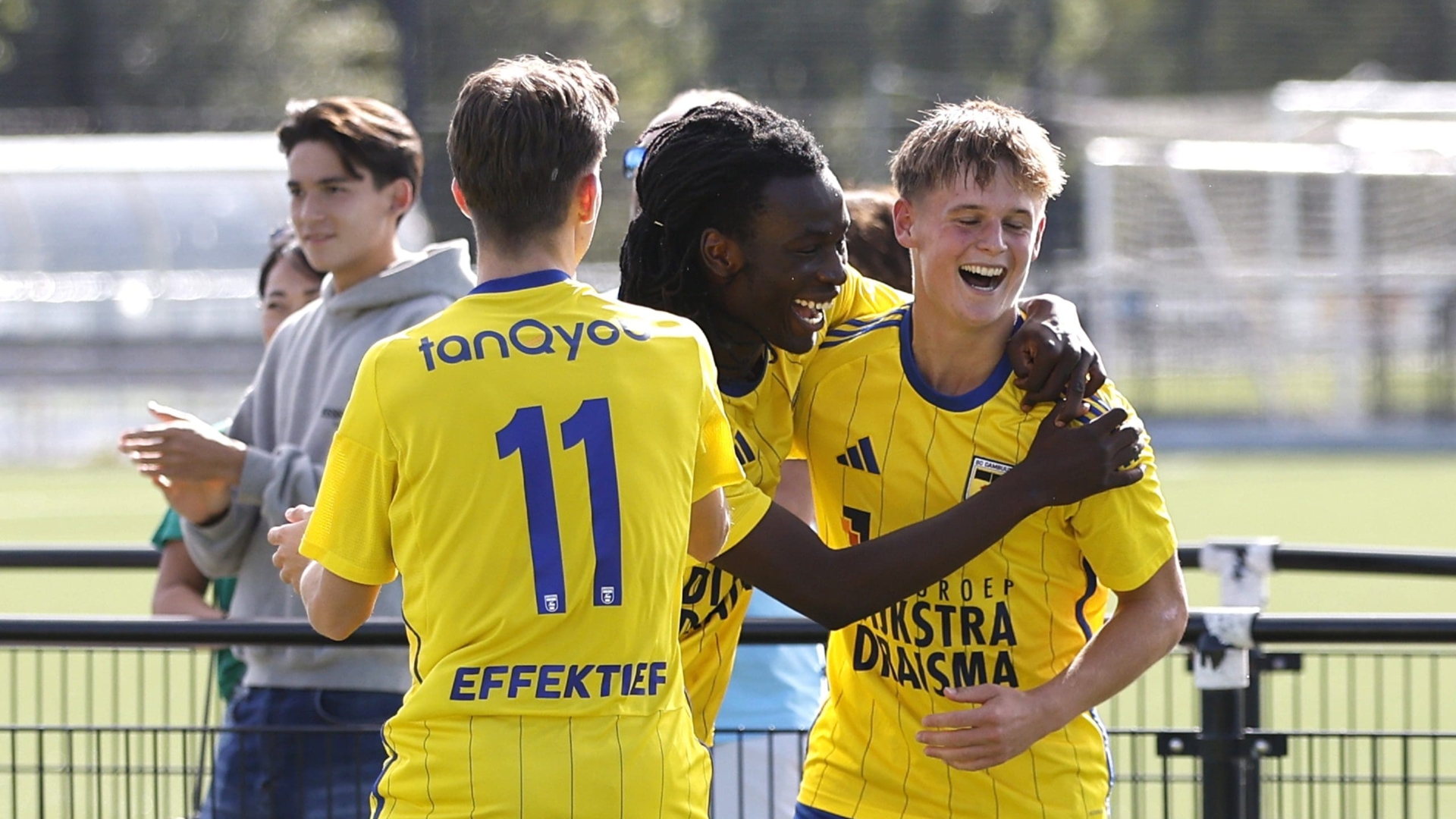 Overzicht jeugdopleiding: drie overwinningen en twee nederlagen