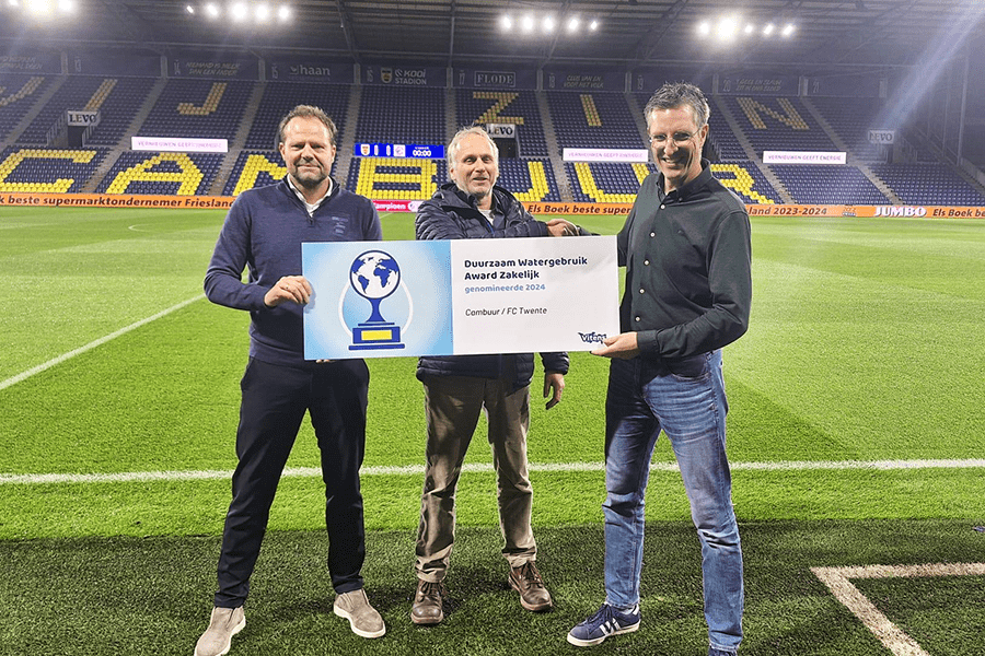 Stemmen maar: SC Cambuur genomineerd voor Award Duurzaam Watergebruik 2024