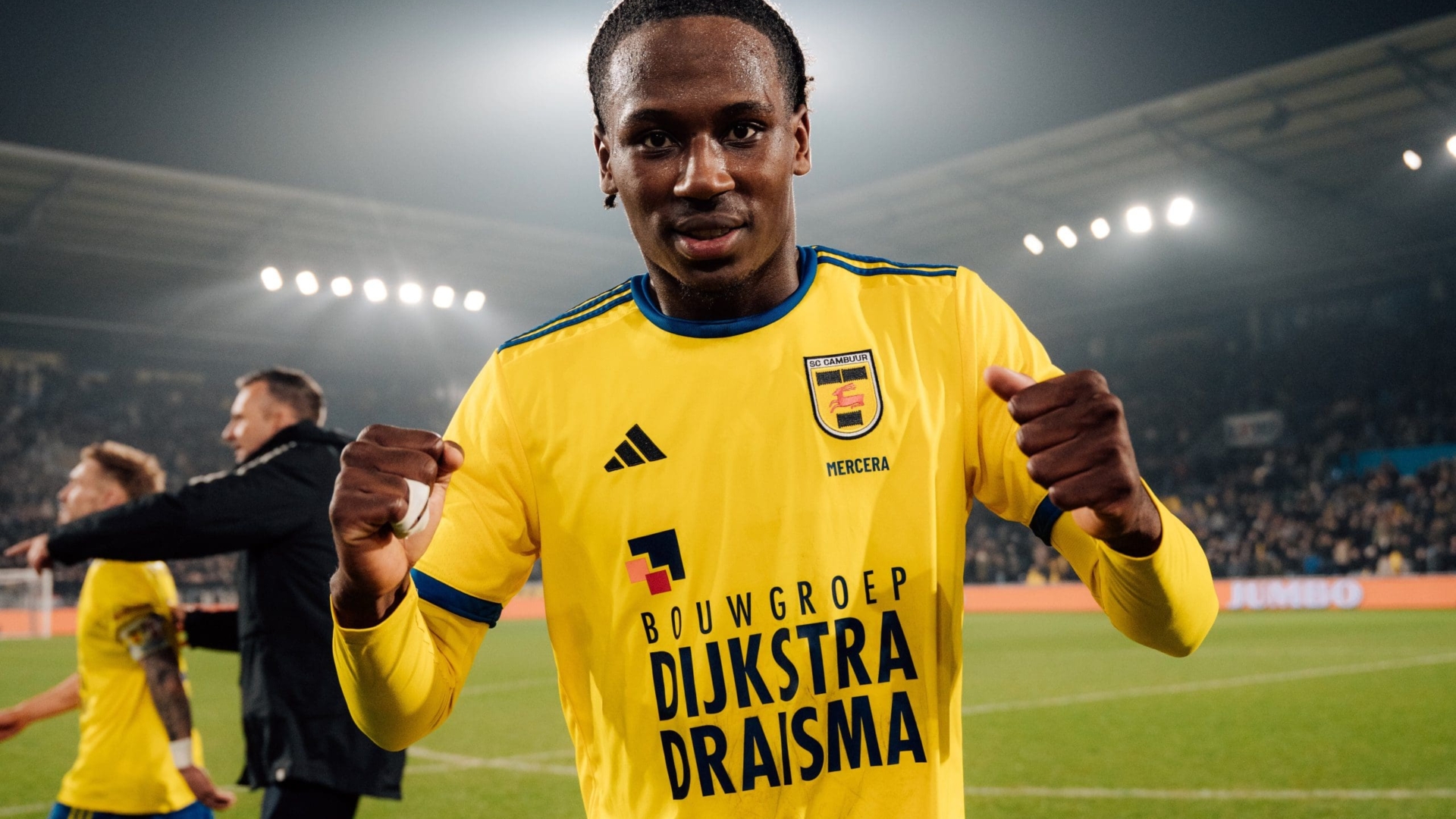 Afscheid Tyrique Mercera voorafgaand aan duel met TOP Oss