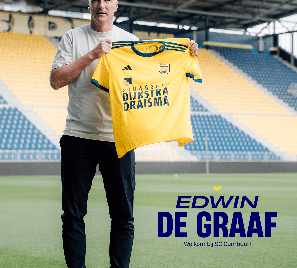 Edwin de Graaf nieuwe assistent-trainer SC Cambuur
