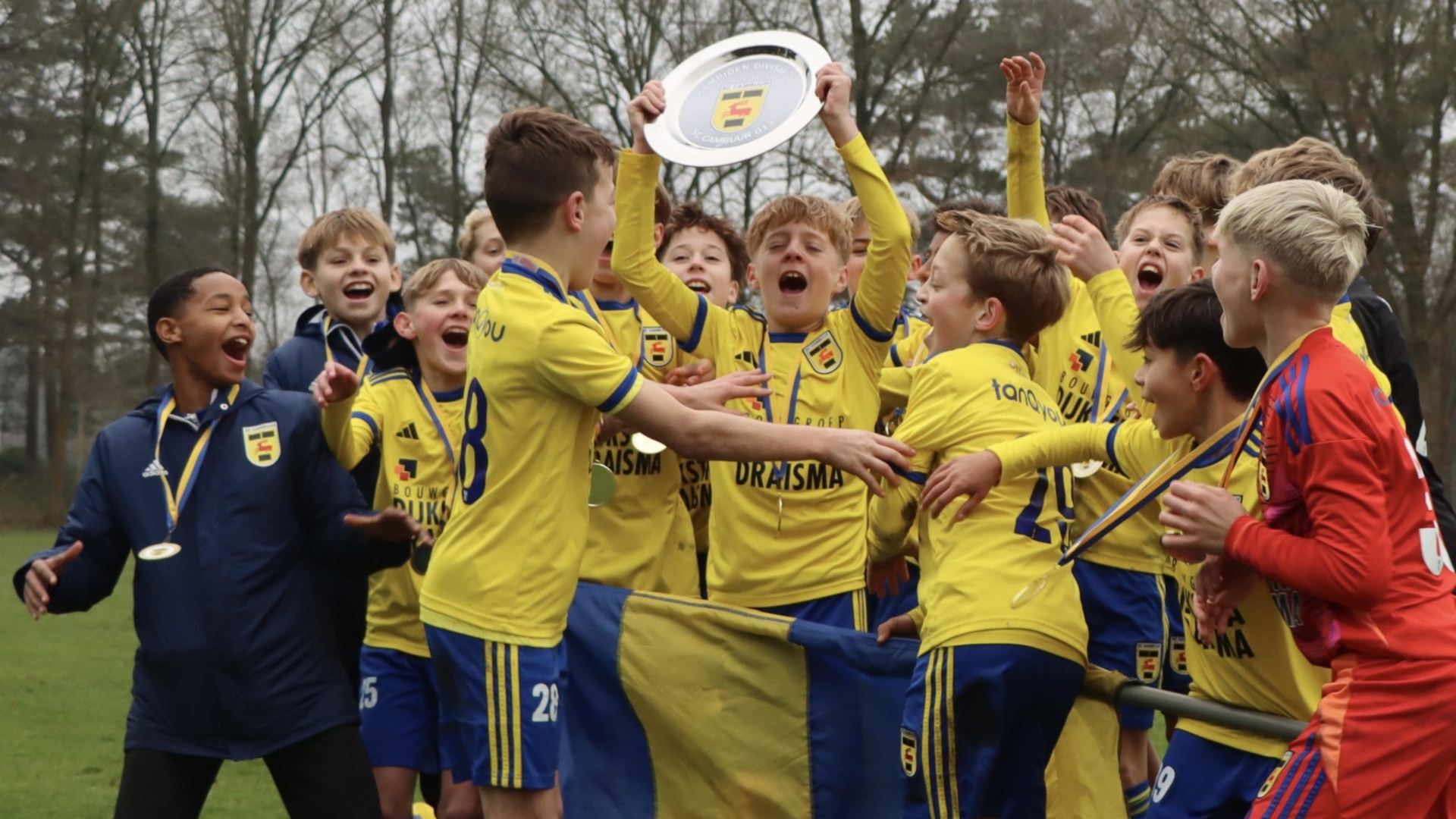 SC Cambuur O13 kampioen najaarscompetitie