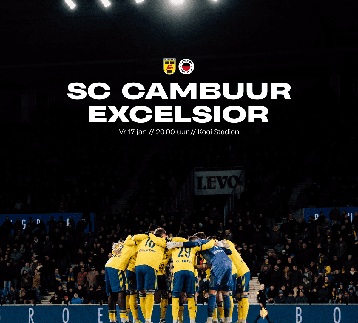 MATCHDAY: SC Cambuur – Excelsior