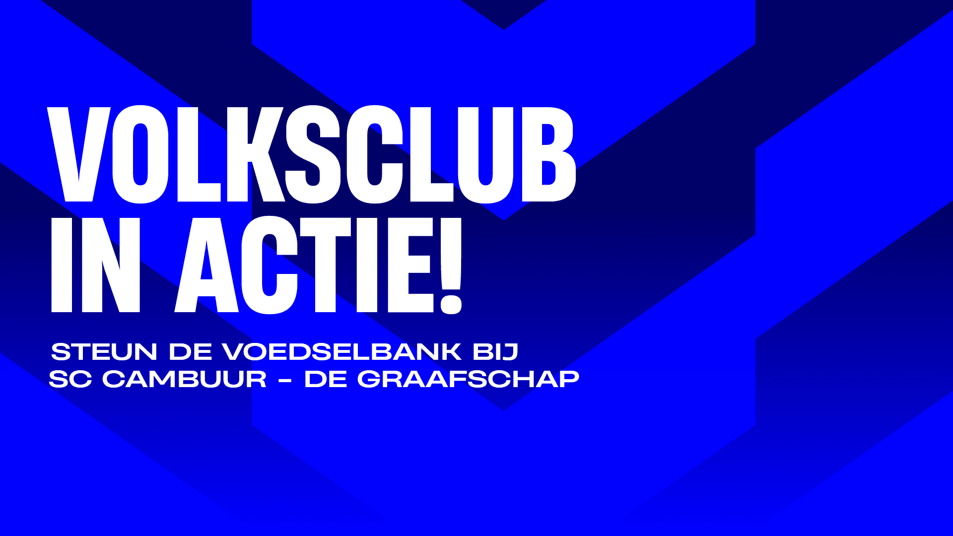Volksclub in actie: steun de Voedselbank Leeuwarden
