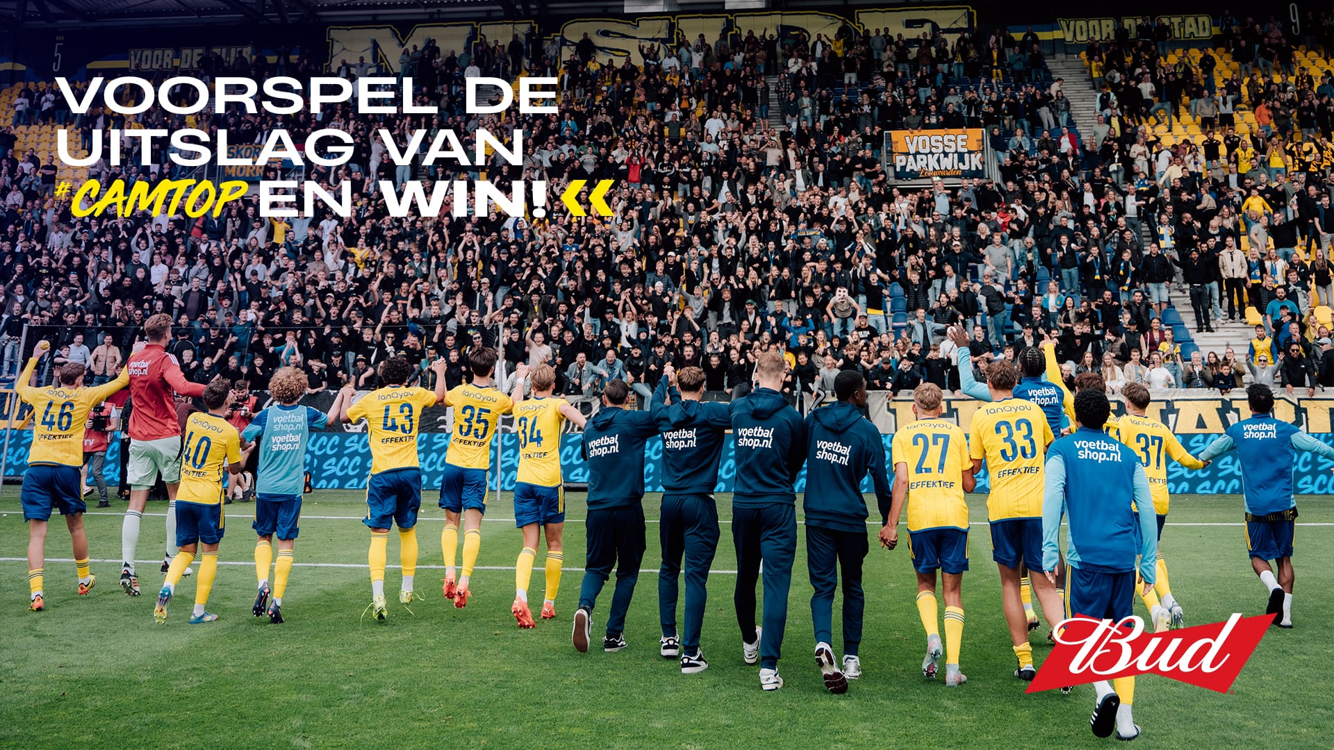 Voorspel de uitslag van SC Cambuur – TOP Oss en win een Bud-prijzenpakket