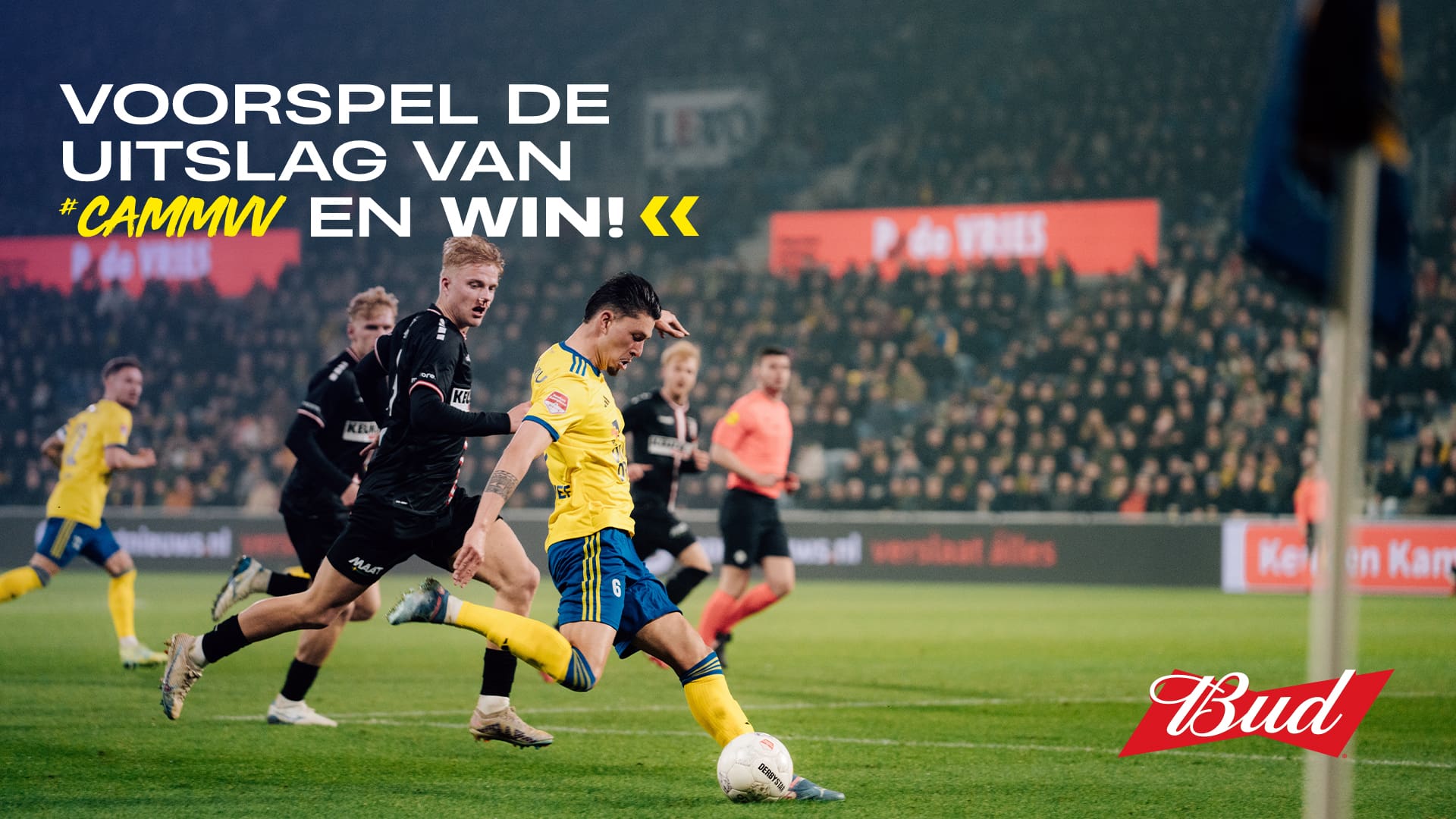 Voorspel de uitslag van SC Cambuur – MVV en maak kans op een BUD prijzenpakket