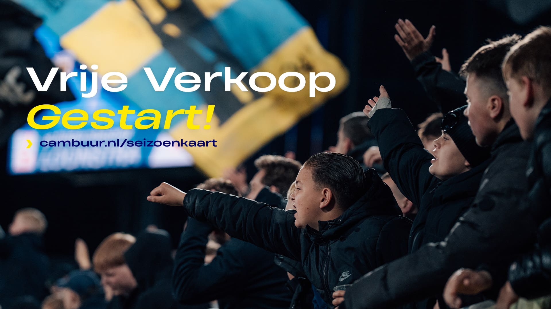 Vrije verkoop seizoenkaarten gestart!