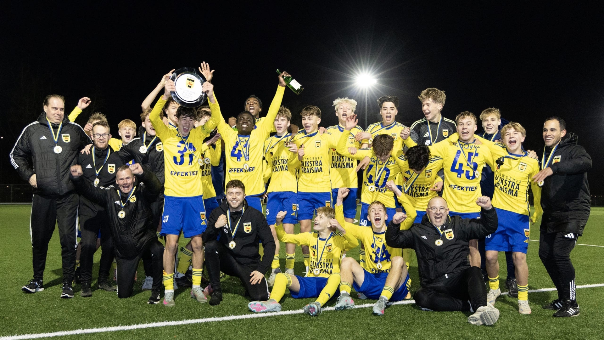 SC Cambuur O17 verovert najaarskampioenschap