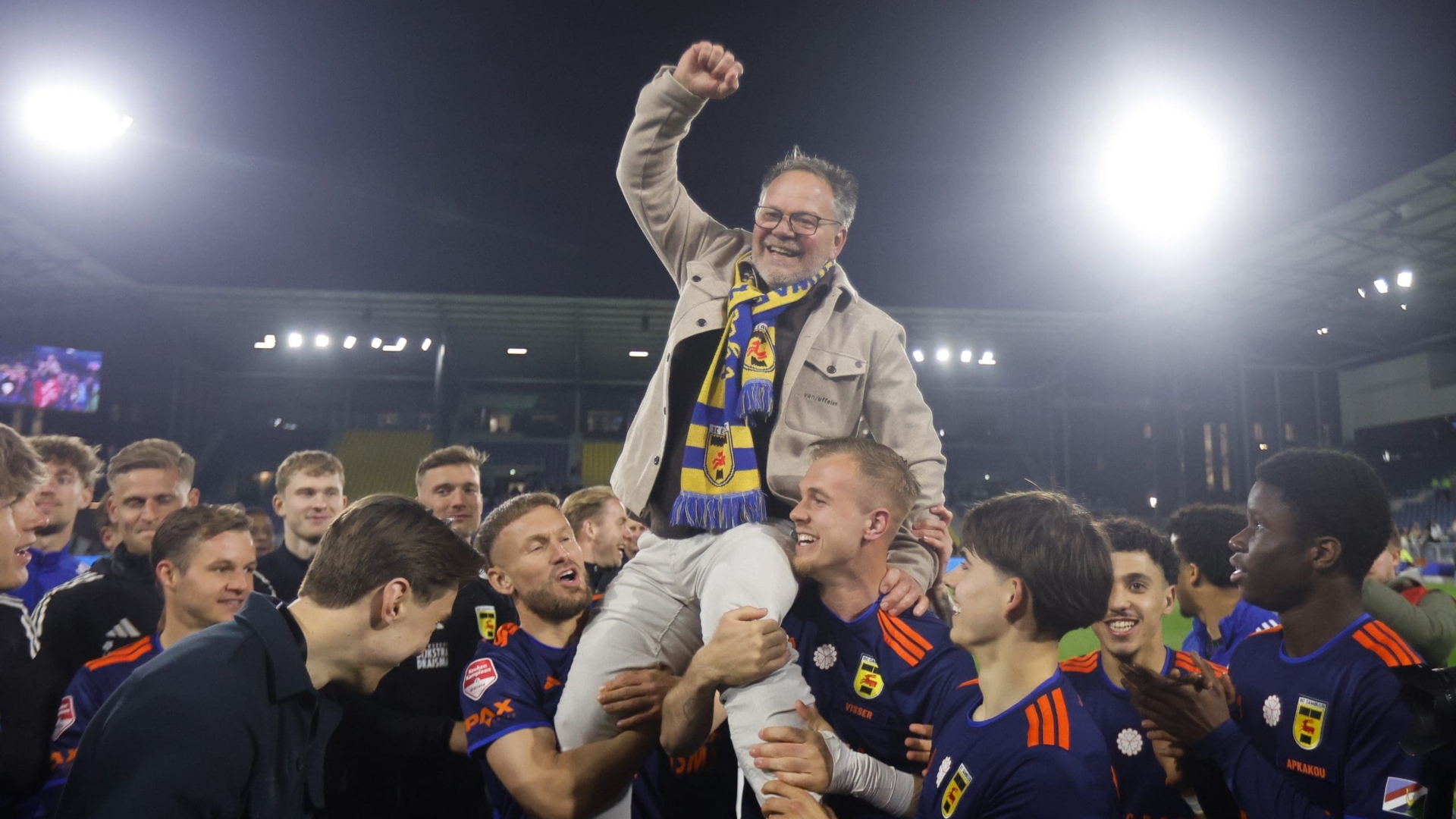 Winst op Vitesse slechts bijzaak op afscheidsavond Henk en Ard