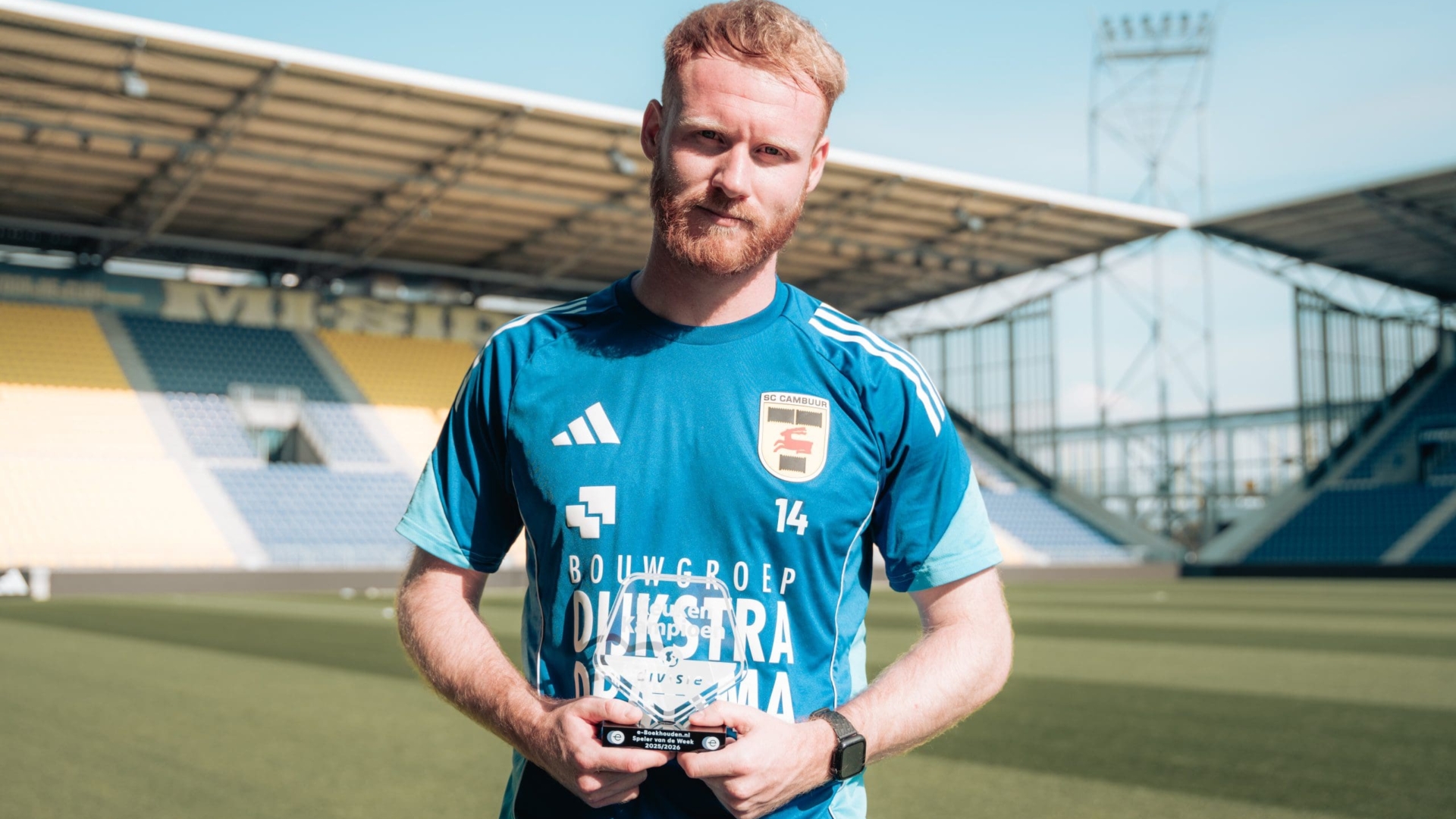 Jort van der Sande wint Speler van de Week-award