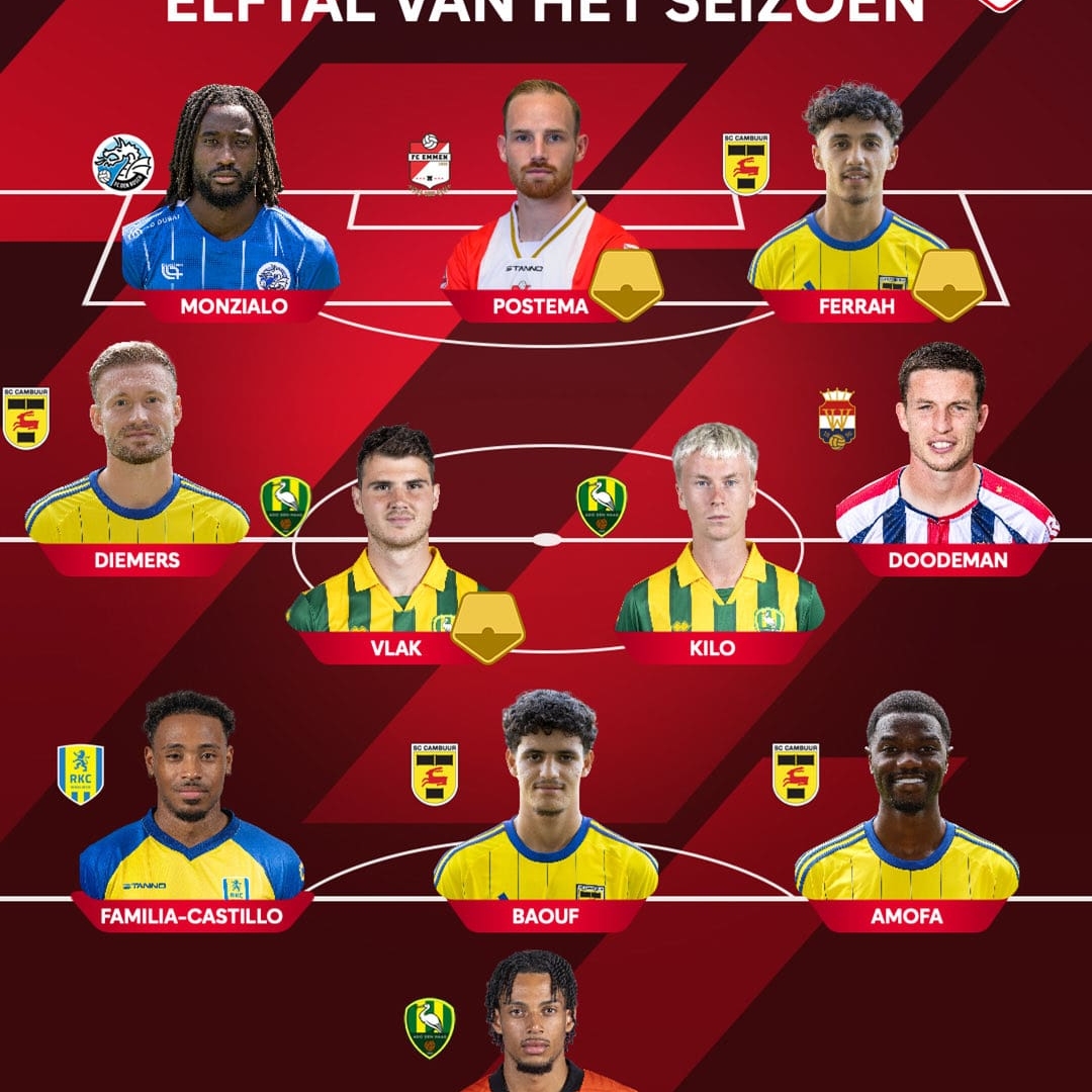 SC Cambuur hofleverancier Elftal van het Seizoen