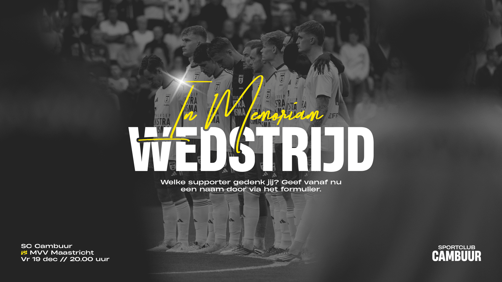 In Memoriam-wedstrijd; welke supporter gedenk jij?