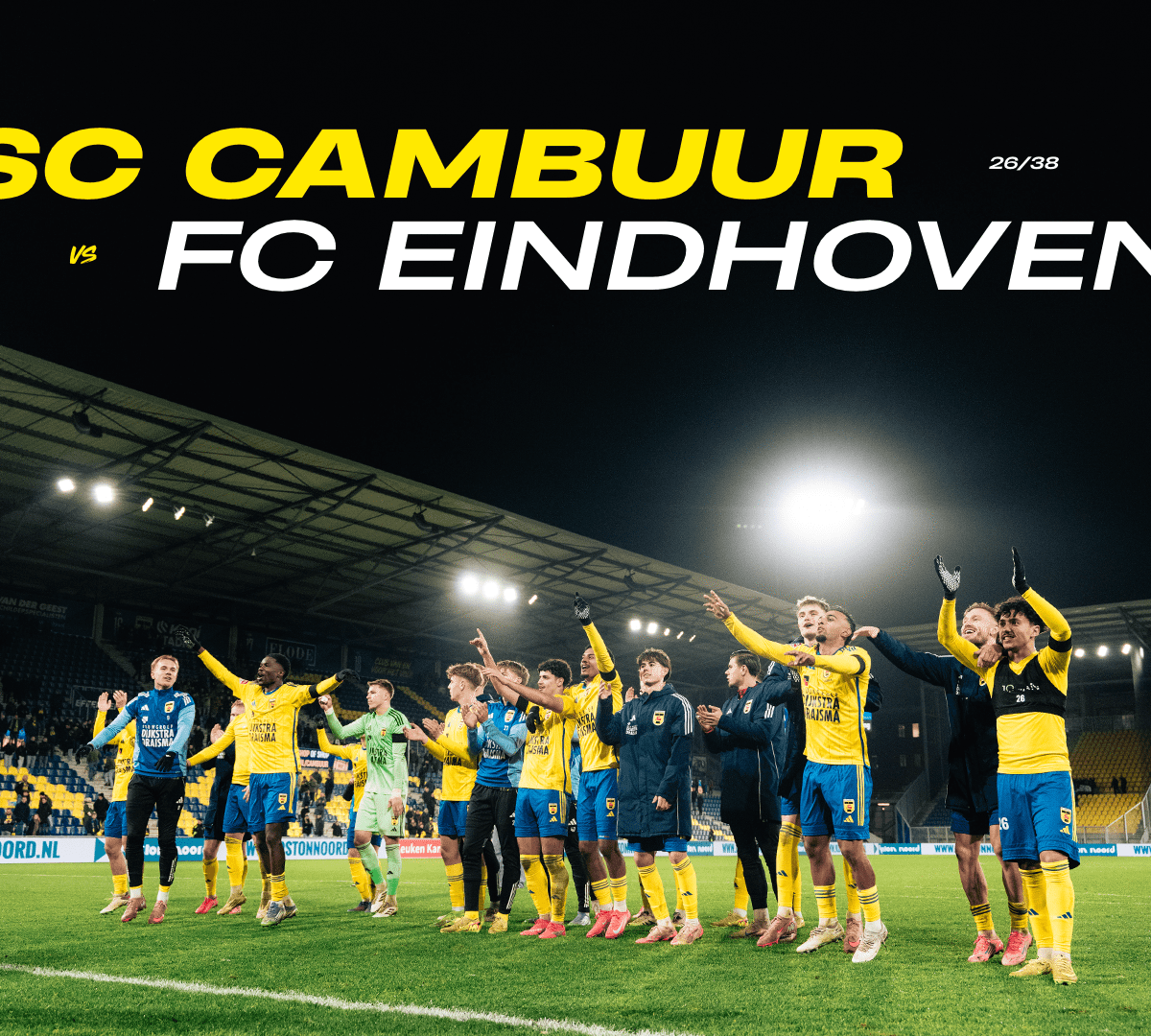 MATCHDAY: SC Cambuur – FC Eindhoven