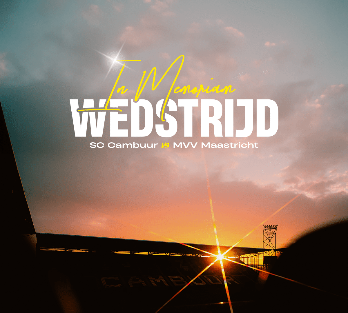 MATCHDAY: SC Cambuur – MVV Maastricht