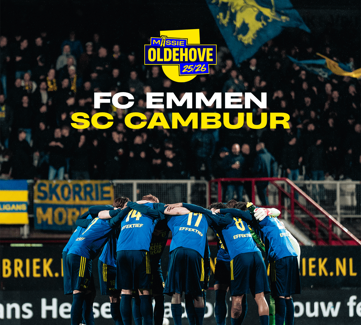 MATCHDAY: FC Emmen – SC Cambuur