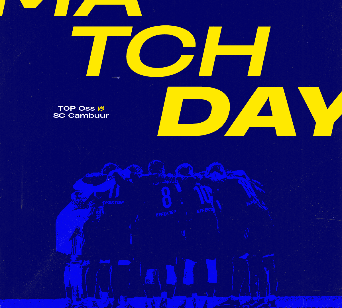 MATCHDAY: TOP Oss – SC Cambuur