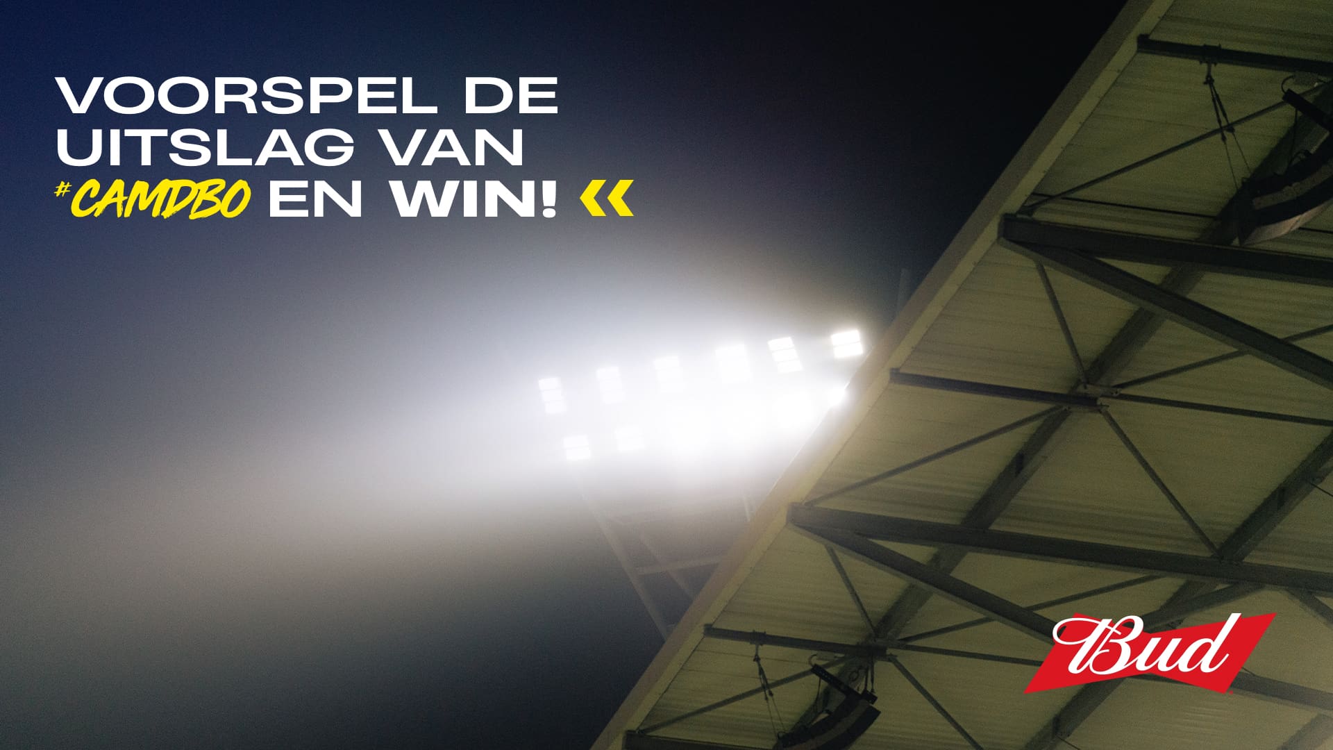 Voorspel de uitslag van SC Cambuur – FC Den Bosch en win een Bud-prijzenpakket