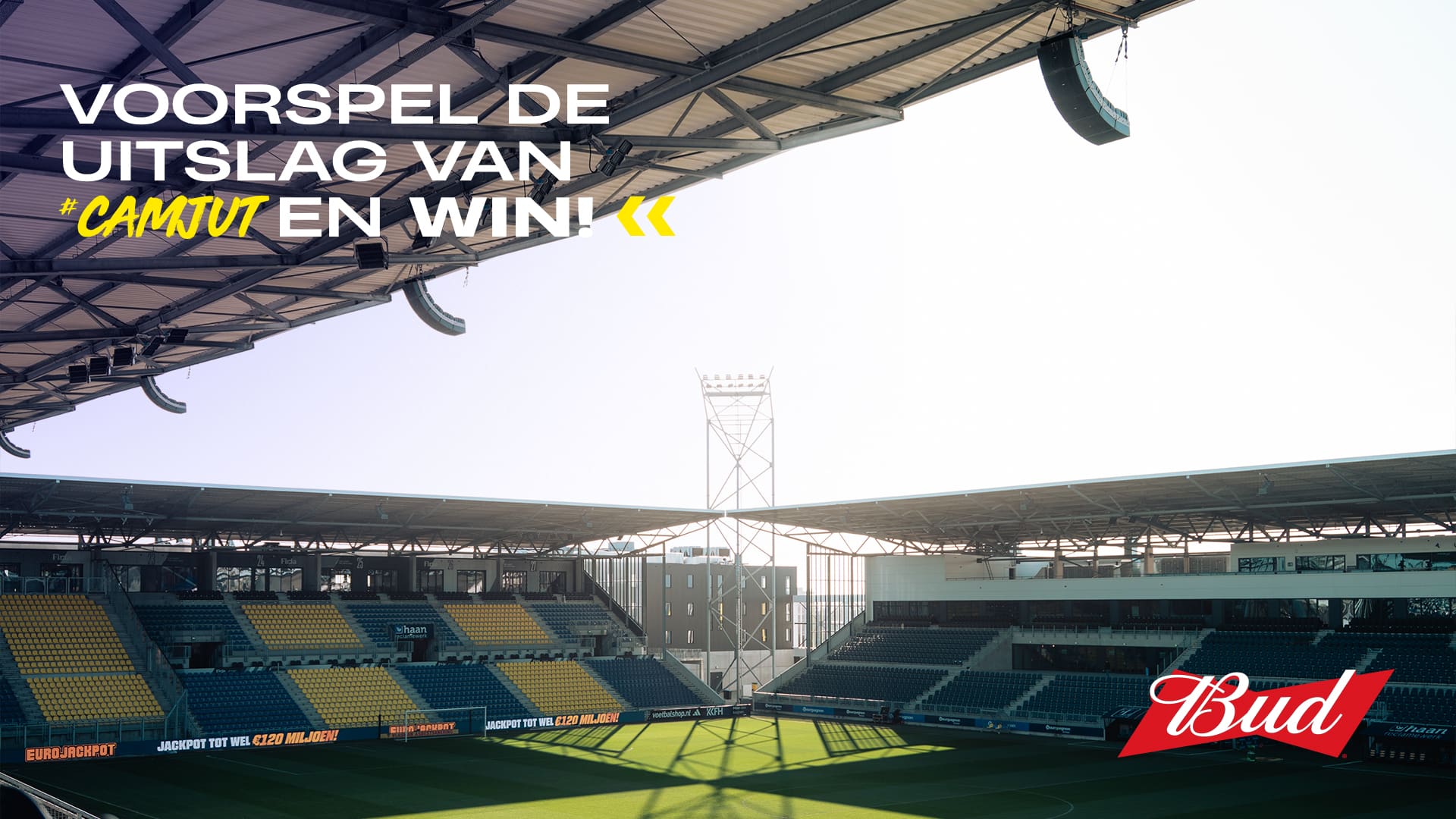 Voorspel de uitslag van SC Cambuur – Jong FC Utrecht en win een Bud-prijzenpakket