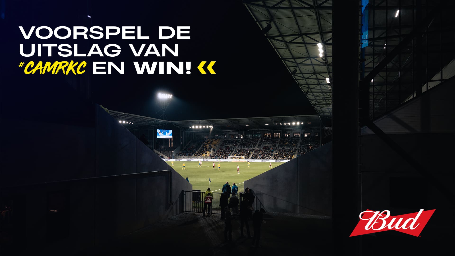 Voorspel de uitslag van SC Cambuur – RKC Waalwijk en win een Bud-prijzenpakket