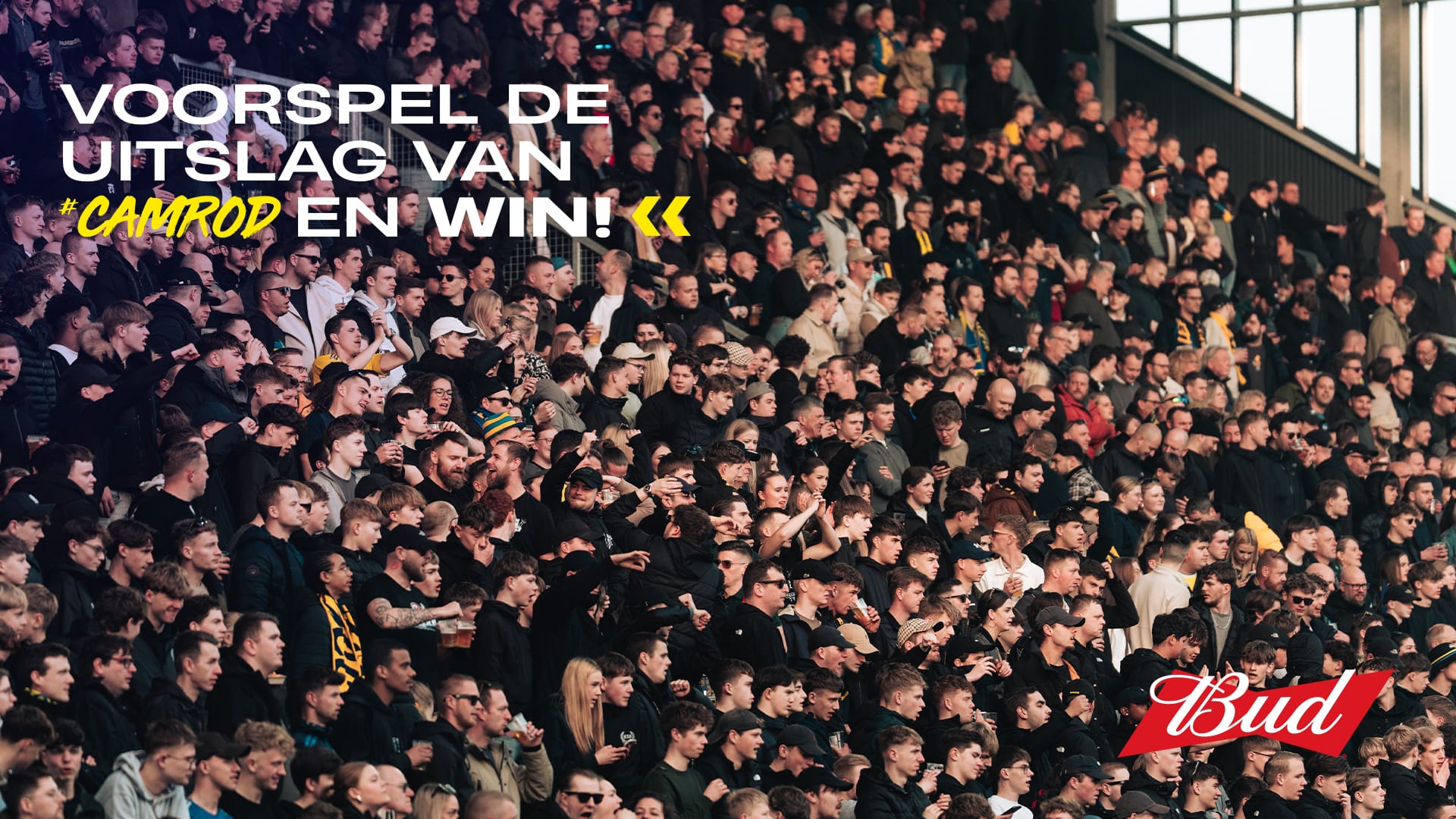 Voorspel de uitslag van SC Cambuur – Roda JC en win een Bud-prijzenpakket